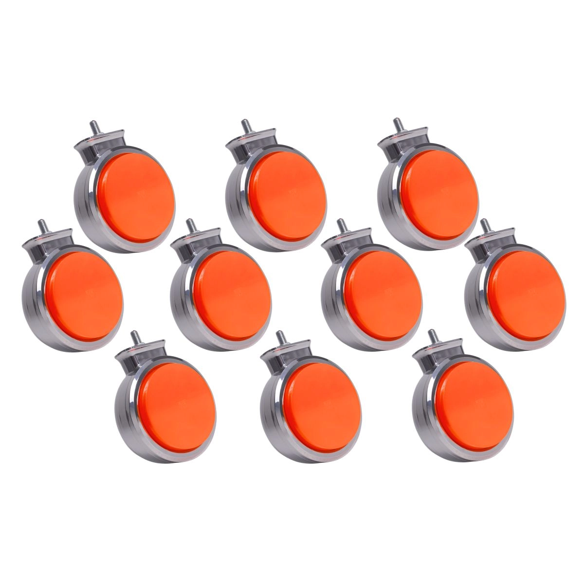 Kit 10 Lanterna Bojuda Foguinho Maria LED Cromada Amarela Kit 10 Lanterna Bojuda Foguinho Maria LED Cromada Amarela