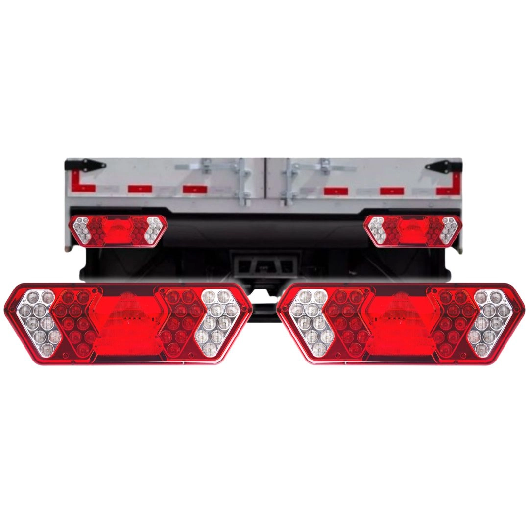 Par Lanterna Traseira Implemento Guerra Ap 2012 24V Chicotes Par Lanterna Traseira Implemento Guerra Ap 2012 24V Chicotes