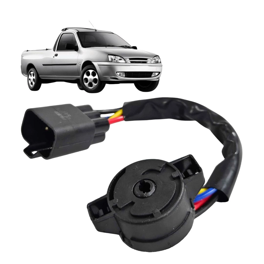 Comutador Ignição Partida Para Courier 2S6511572AA 4 Vias
