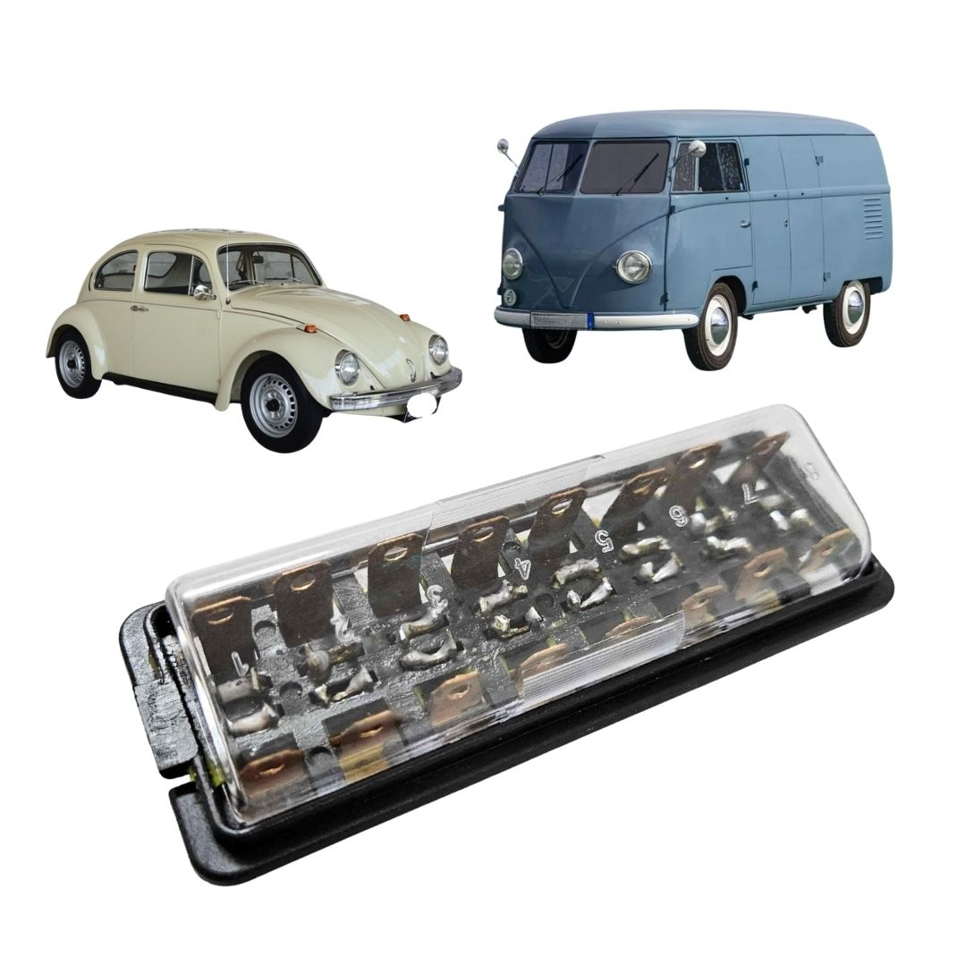Caixa Para Fusíveis 8 Polos VW Sedan Fusca Kombi 75 ETE7259 Caixa Para Fusíveis 8 Polos VW Sedan Fusca Kombi 75 ETE7259