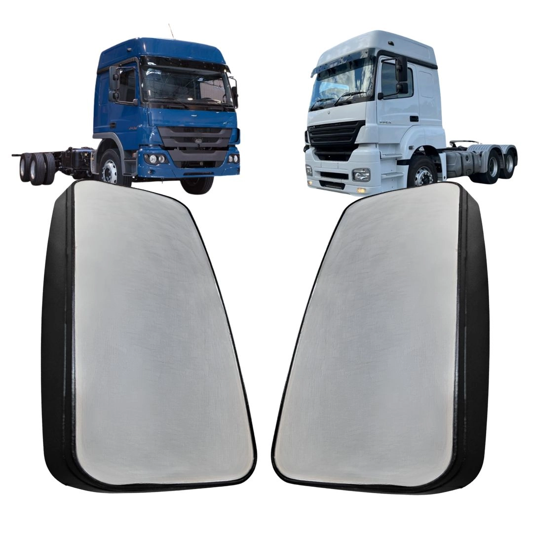 Par Retrovisor Para Atego Axor Sem Desembaçador Braço LE