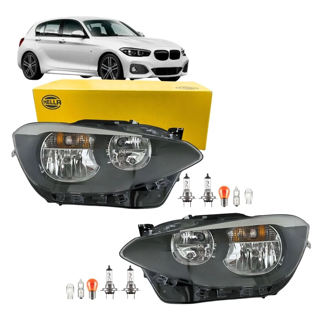 Par Farol Para BMW 114i 116i 118i 2012 a 2015 Hella