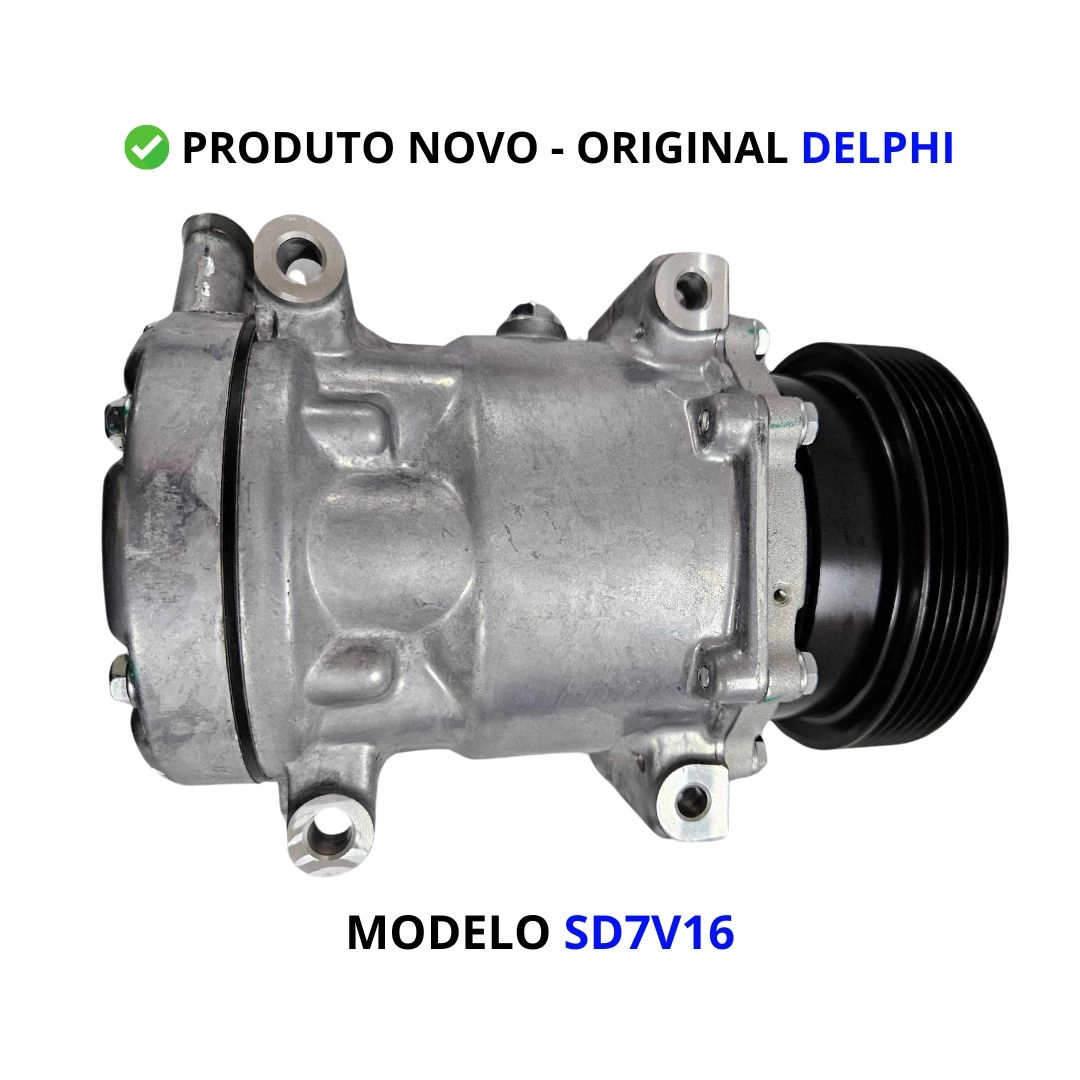Compressor Ar Para Clio Duster Kangoo Megane Sandero Scenic 1.6 2000 A 2015 Sd7v16 Delphi Cs20301 Compressor Ar Para Clio Duster Kangoo Megane Sandero Scenic 1.6 2000 A 2015 Sd7v16 Delphi Cs20301