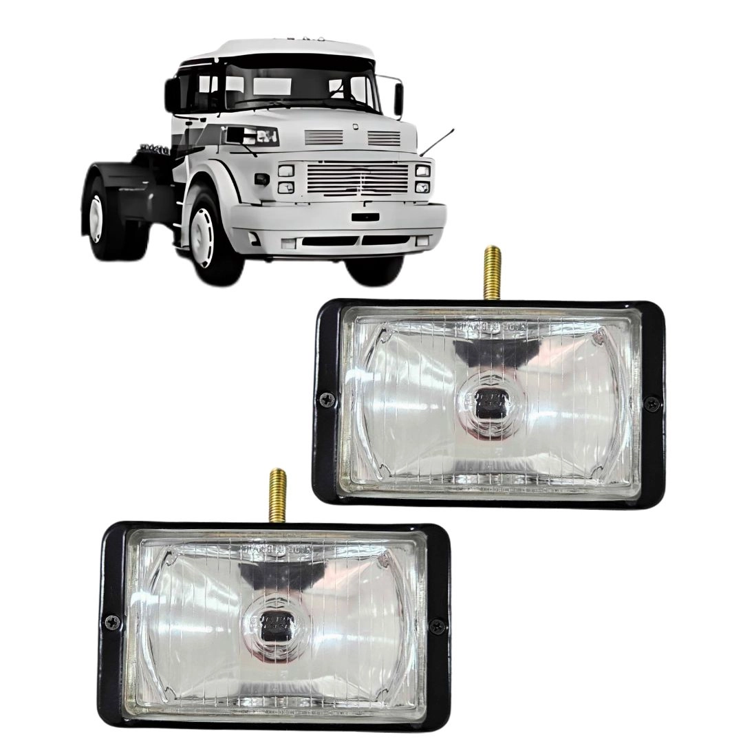 Par Farol Auxiliar Milha Para Mercedes 1934 1935 1938 Vidro