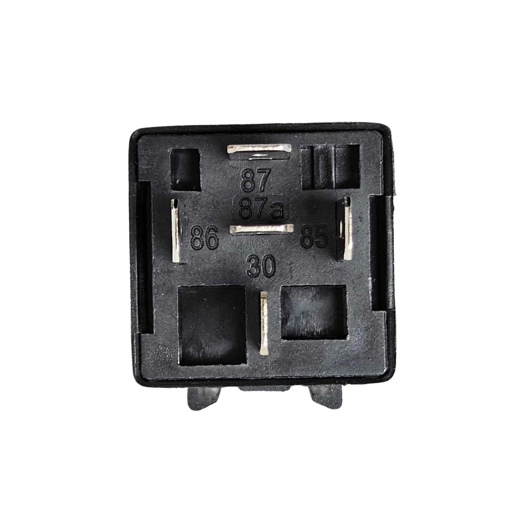 Relé Auxiliar Reversor 40/30a 5 Terminais 12v Universal Com Suporte DNI0116