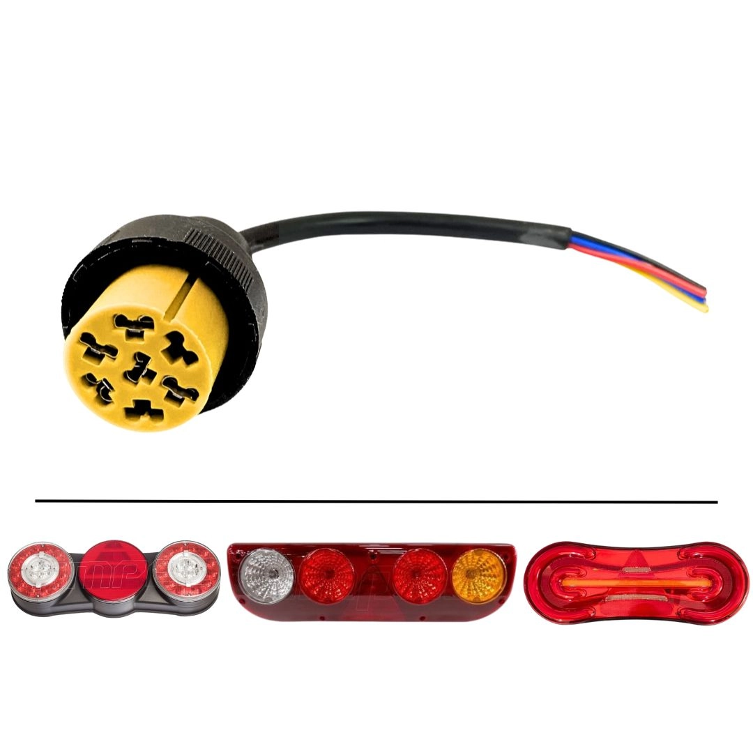 Chicote Conector Lanterna Traseira Facchini Aspock Esquerdo Chicote Conector Lanterna Traseira Facchini Aspock Esquerdo