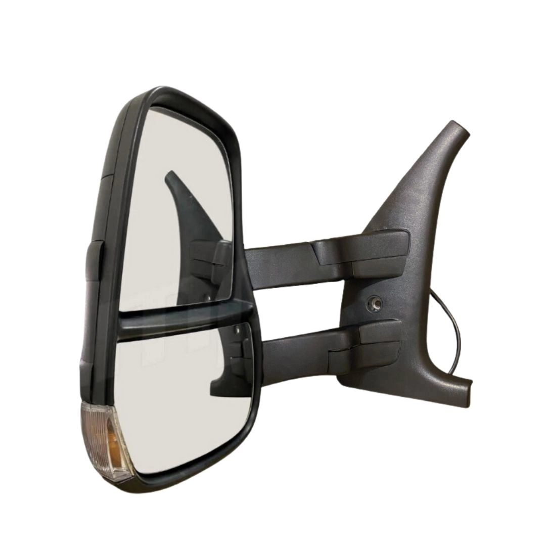 Retrovisor Completo Elétrico Lado Esquerdo Braço Longo Com Pisca Seta Integrado 24V Iveco Daily 3.0 16V Euro 3 Euro 5 35