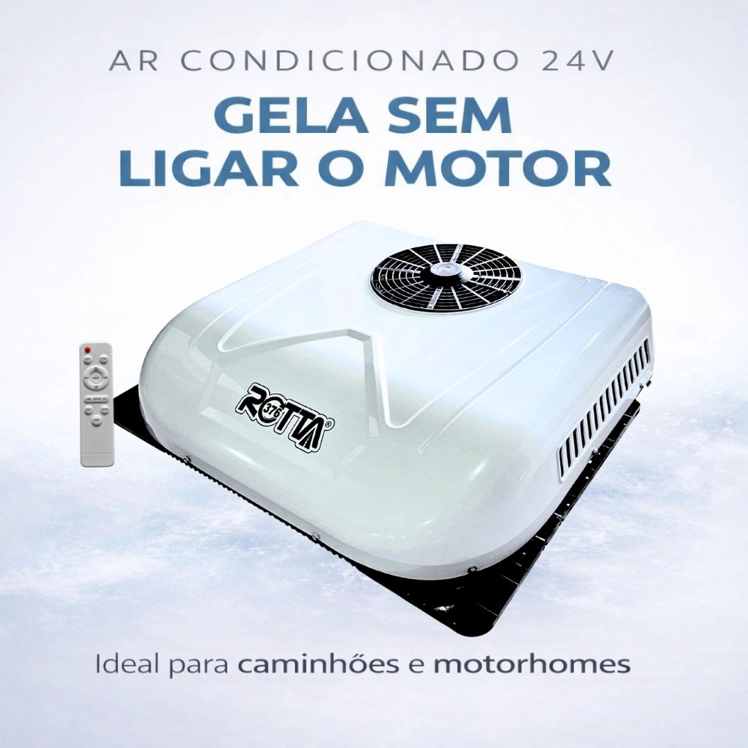 Kit Ar-Condicionado Para Caminhão Motorhome Van Trator Teto Elétrico Portátil Inverter 24v 9000 BTUs Kit Ar-Condicionado Para Caminhão Motorhome Van Trator Teto Elétrico Portátil Inverter 24v 9000 BTUs