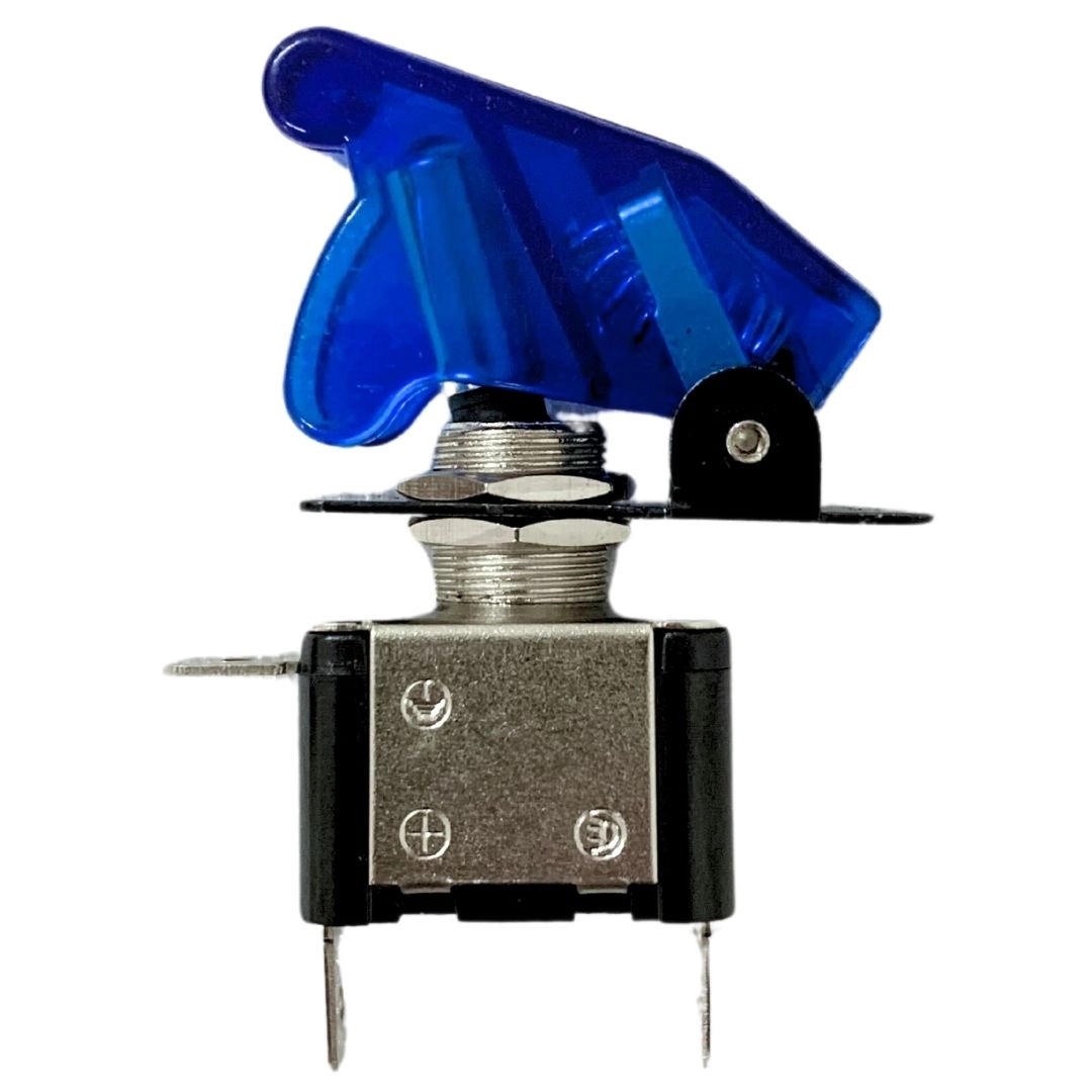 Kit 2 Chave Botão Liga Desliga 2 Posições 12v LED Azul 