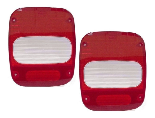 Par Lente Lanterna Traseira VW Constellation Troller Marmita