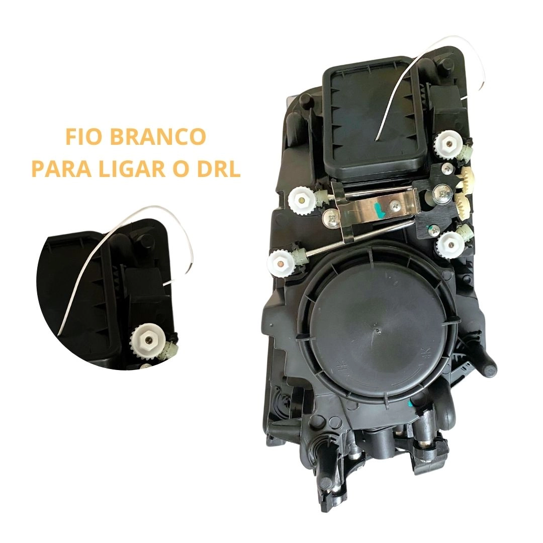 Farol Principal Dianteiro e DRL Full LED Para Volvo FM FH 2009 a 2014 Lado Direito 21035637 Farol Principal Dianteiro e DRL Full LED Para Volvo FM FH 2009 a 2014 Lado Direito 21035637