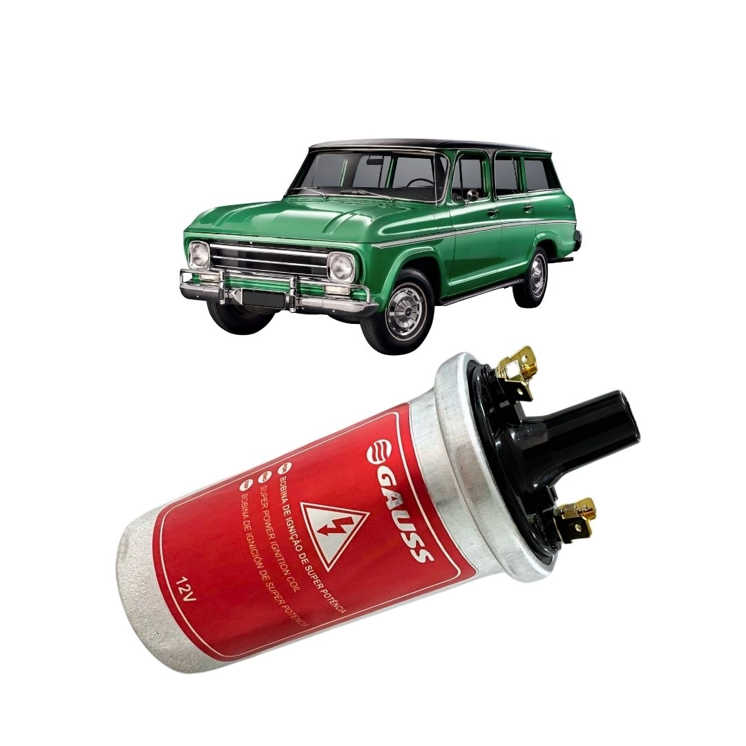 Bobina Ignição 12v Para Veraneio 4.1 1966 a 1986 0221119021 Bobina Ignição 12v Para Veraneio 4.1 1966 a 1986 0221119021