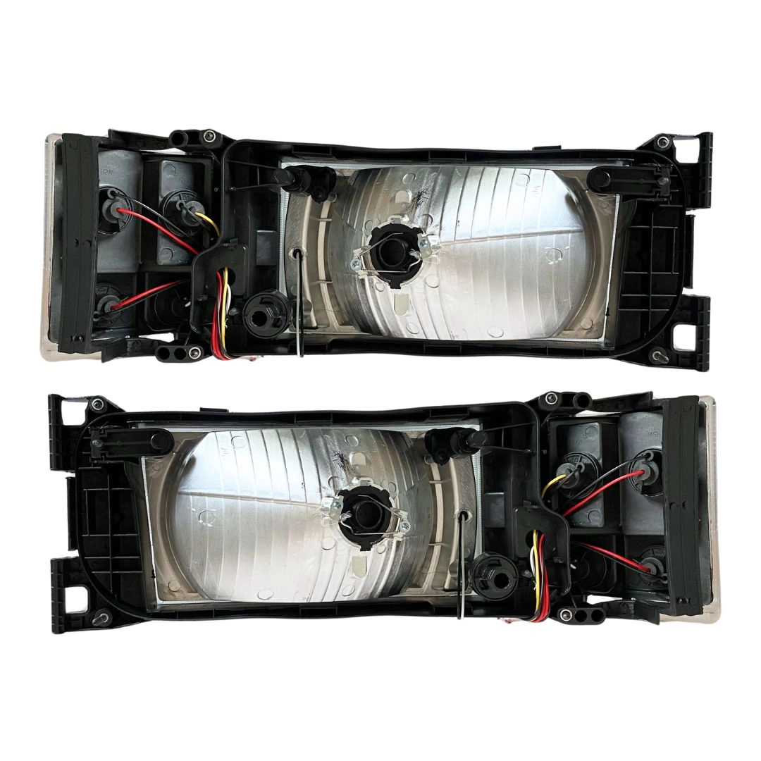 Par Farol e Lanterna Pisca Seta DRL LED Para Scania S4