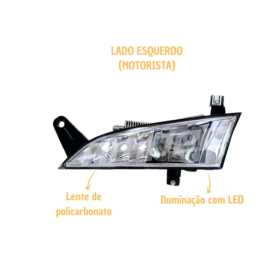 Par Farol Auxiliar Grade LED ParaScania S6 Ntg Apos19