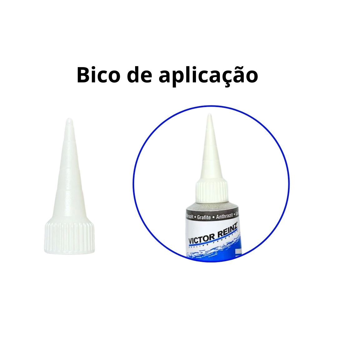Kit 5 Cola Silicone Reinzosil Alta Temperatura Carter do Óleo