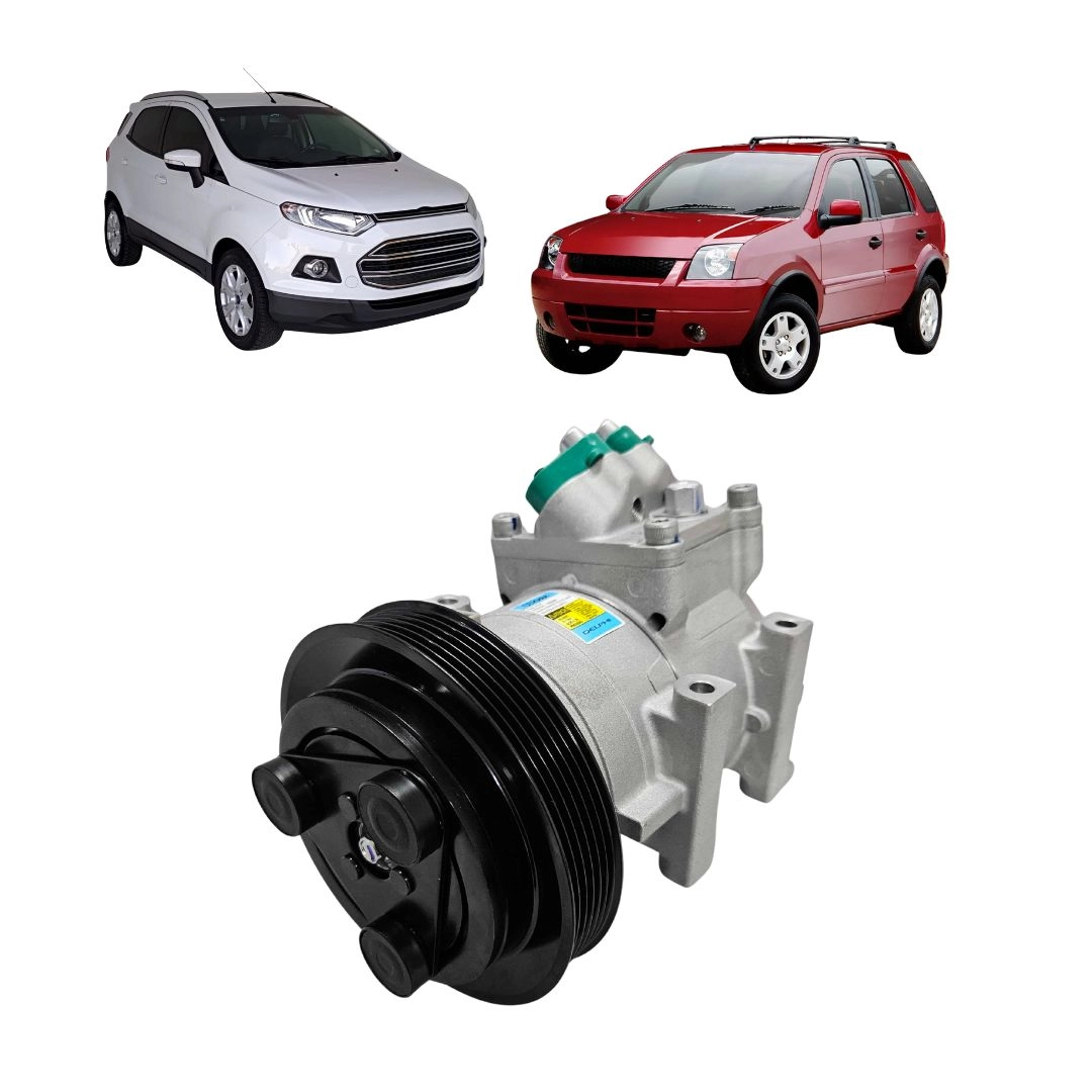 Compressor Ar Para EcoSport Fiesta 1.0 1.6 2006 a 2014 Delphi CS20484