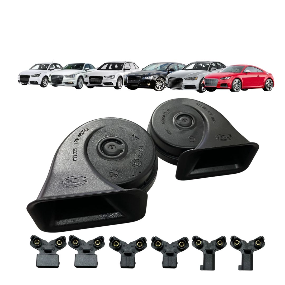 Par Buzina Caracol 12v Para Audi A1 A3 1.4 1.8 2.0 A4 1.8 2.0 A5 1.8 2.0 A6 TT Hella 3FH011225301 Par Buzina Caracol 12v Para Audi A1 A3 1.4 1.8 2.0 A4 1.8 2.0 A5 1.8 2.0 A6 TT Hella 3FH011225301