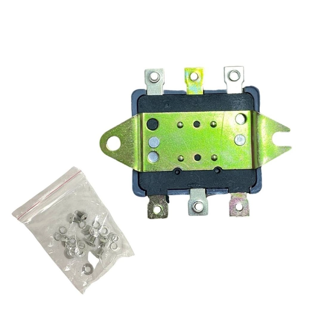 Relé Duplo de Faróis 500W 12V Universal Super Reforçado 6 Terminais Com Parafusos 2 Fusíveis Externos Relé Duplo de Faróis 500W 12V Universal Super Reforçado 6 Terminais Com Parafusos 2 Fusíveis Externos