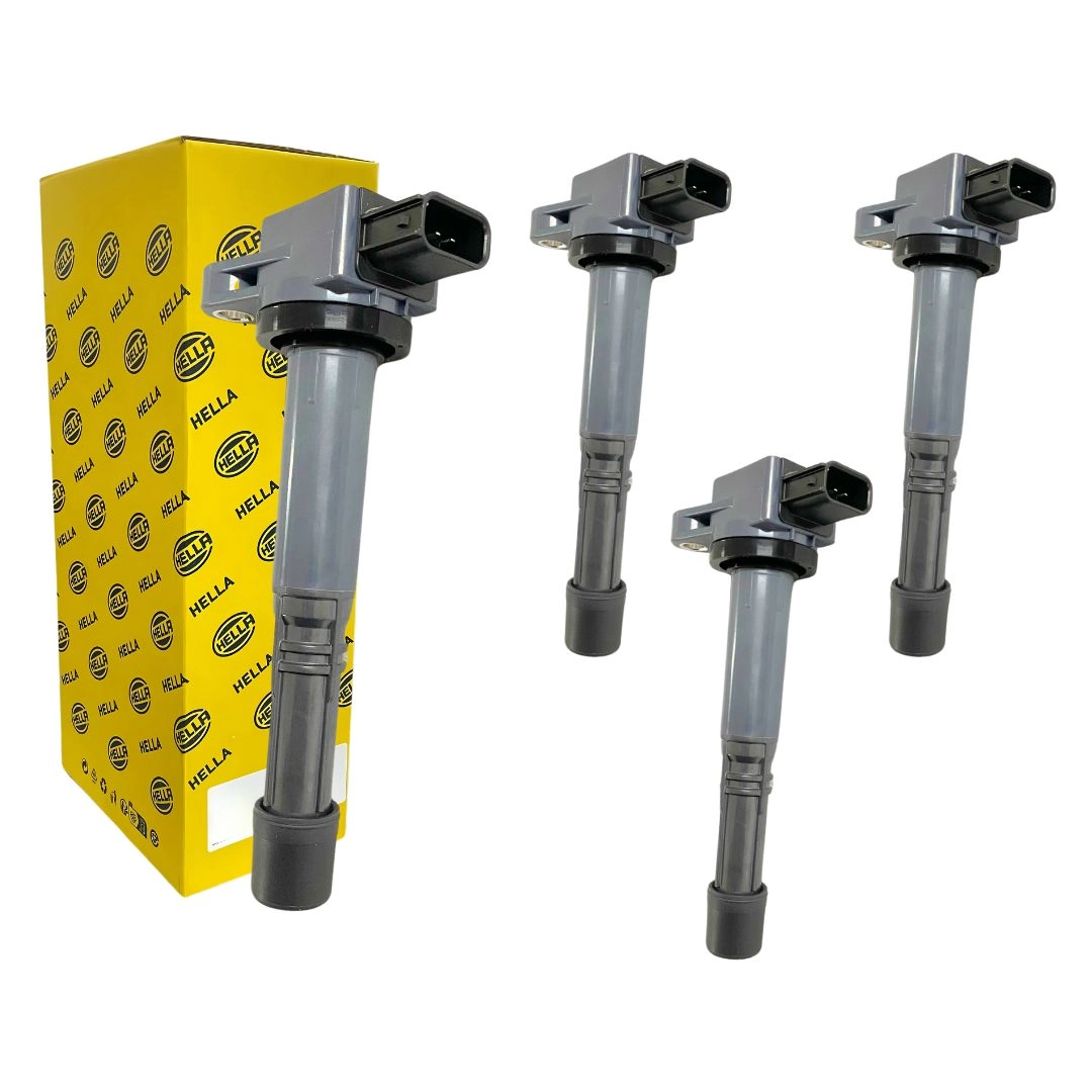 Kit 4 Bobina Ignição Para Honda CR-V 2.0 2.4 Gasolina Hella