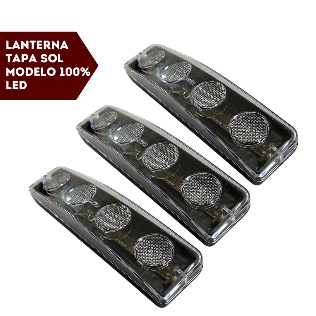 Kit 3 Lanternas Tapa Sol ParaScania Serie 5 S5