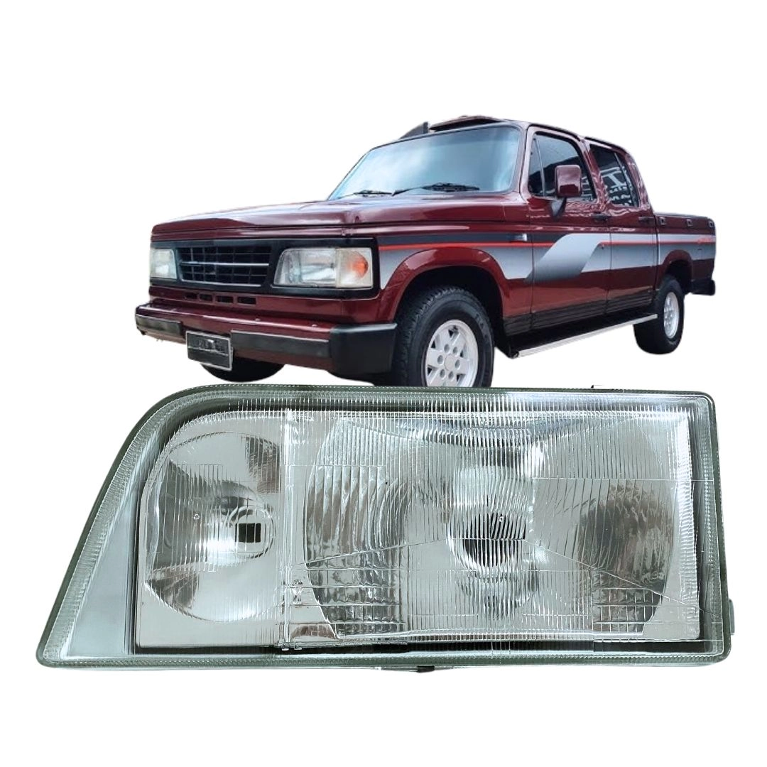 Farol Para GM A20 C20 D20 93 a 96 Lente Vidro Lado Esquerdo