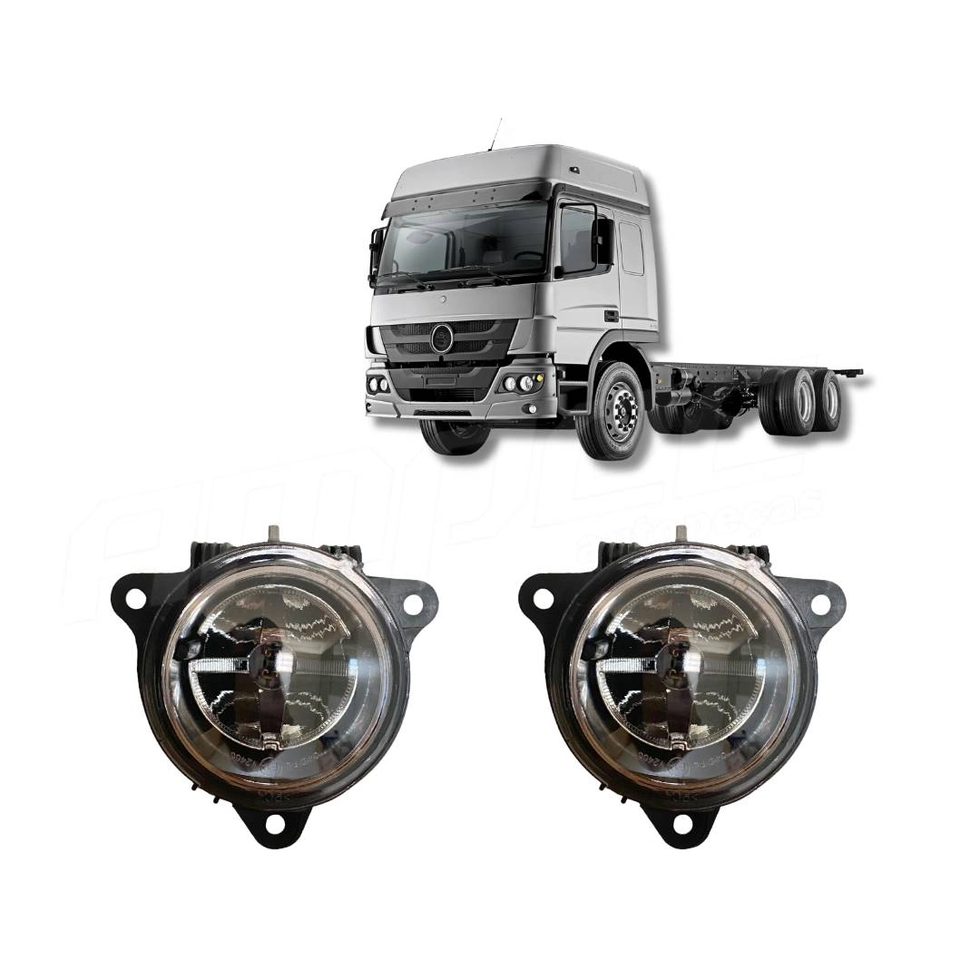 Par Farol Auxiliar ParaMercedes Atego Milha Neblina