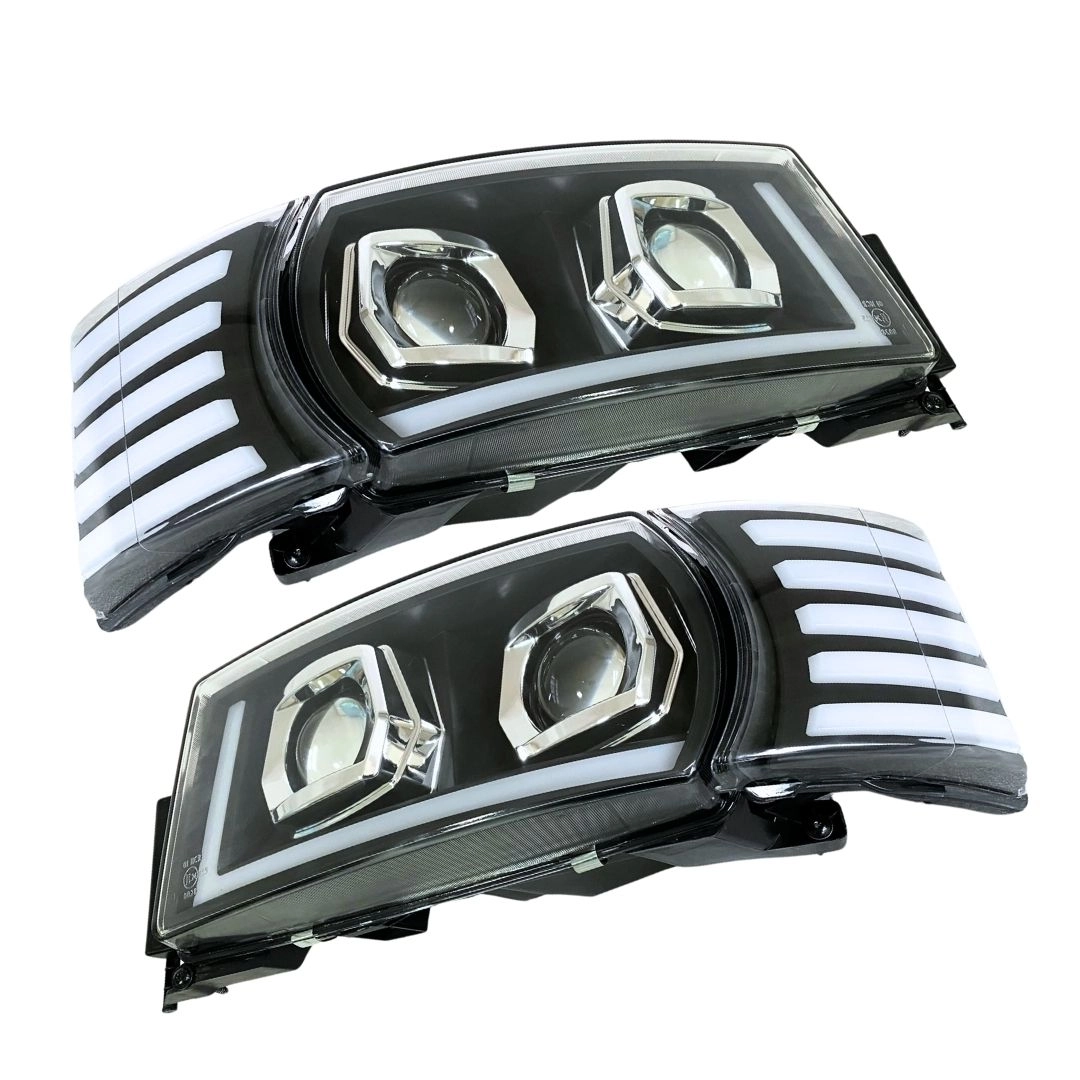 Par Farol e Lanterna Pisca Seta Para Scania S5 PGR Full LED