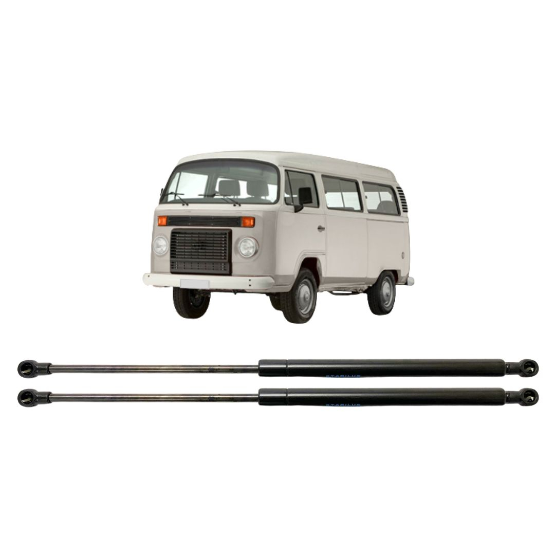 Par Amortecedor De Porta-Malas Tampa Traseira A Gás VW Kombi Carat Clipper T2 1.6 1.4 Flex 1996 a 2014 Stabilus 083674 1