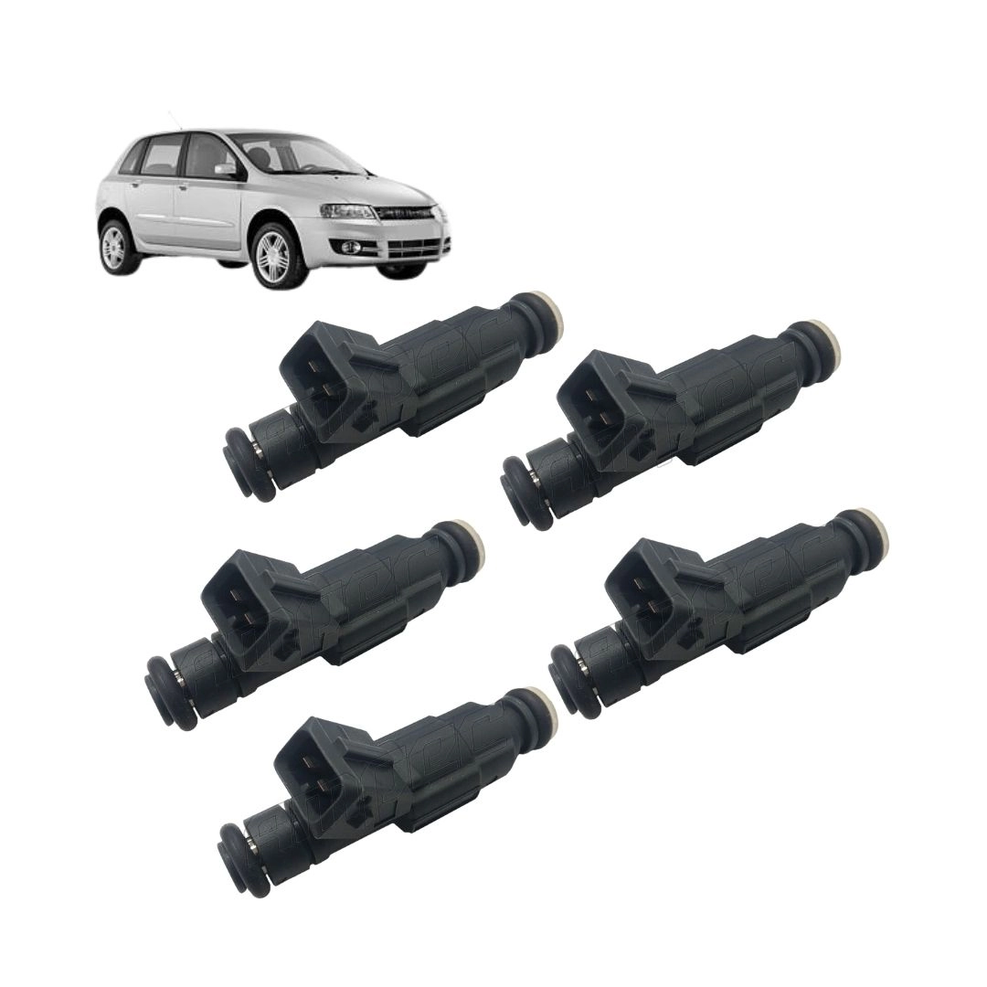 Kit 5 Bico Injetor FIAT Marea Stilo 2.4 20V MPI Gauss GI9218 Kit 5 Bico Injetor FIAT Marea Stilo 2.4 20V MPI Gauss GI9218