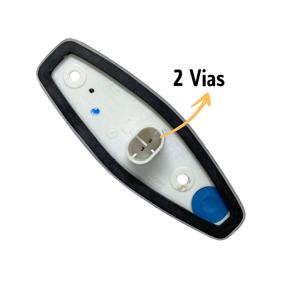 Lanterna Teto Cabine Frontal VW Delivery Novo LED 12V CR Lanterna Teto Cabine Frontal VW Delivery Novo LED 12V CR