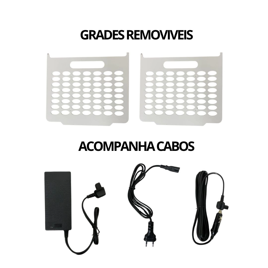 Geladeira Portátil 20 Litros 12V/24V 110v/220v Caminhão Van