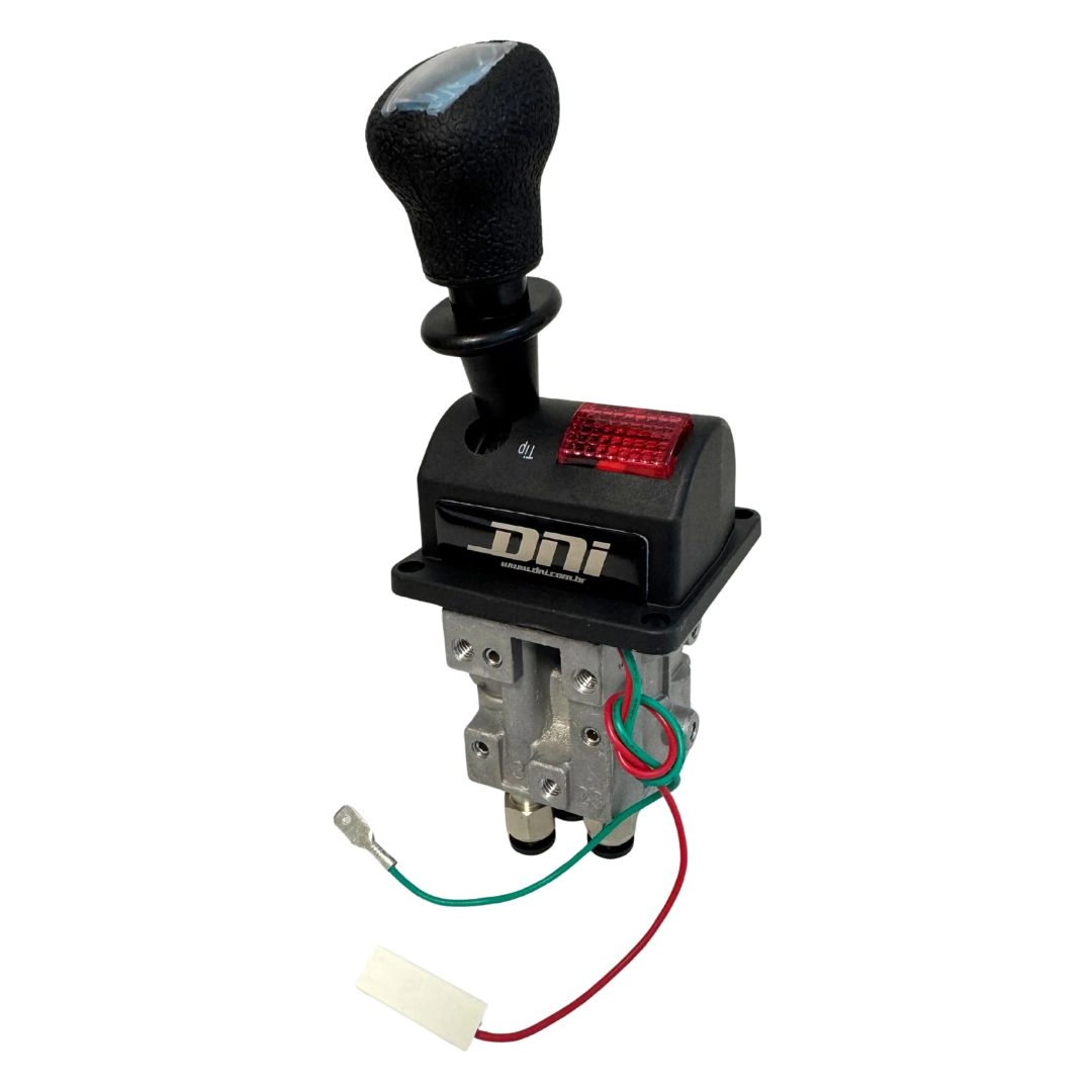 Chave Válvula Joystick Para Acionamento da Caçamba Basculante Bivolt 12v/24v Caminhão DNI7071