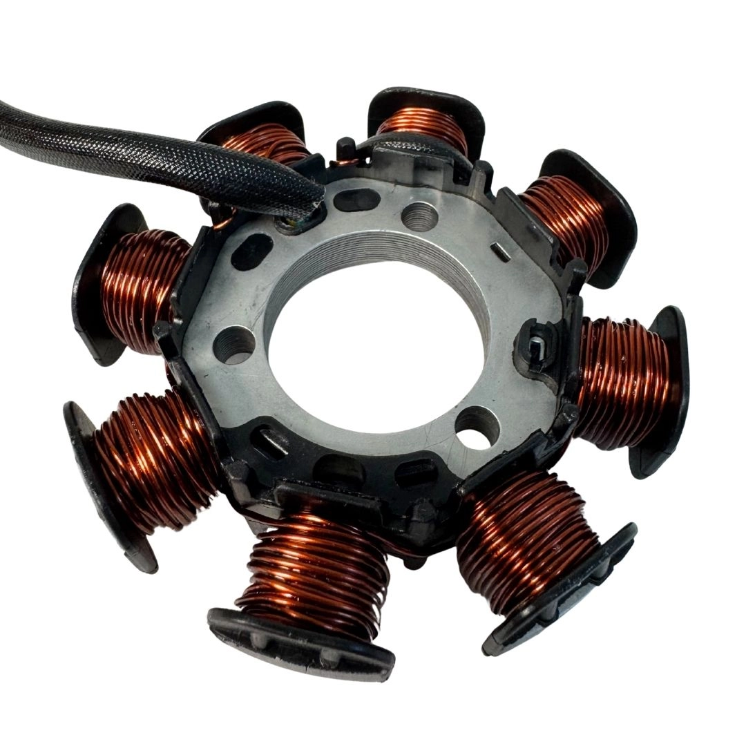 Estator Magneto Regulador De Voltagem Para Honda Titan CG 150 Sport 2004 a 2008 Com Bobina De Pulso Magnetron 90271630 Estator Magneto Regulador De Voltagem Para Honda Titan CG 150 Sport 2004 a 2008 Com Bobina De Pulso Magnetron 90271630
