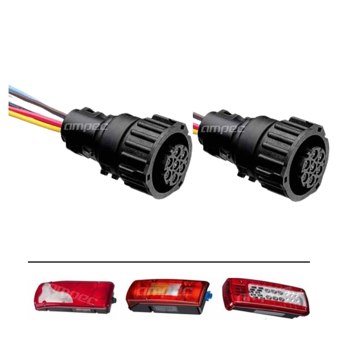 Kit Chicotes Lanterna ParaScania S4 S5 Volvo FH 12 13