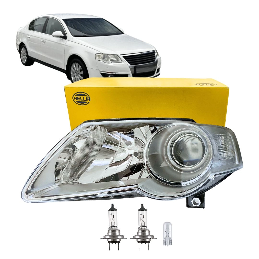 Farol Para Passat 2005 a 2010 Lado Esquerdo 3C0941005J Hella