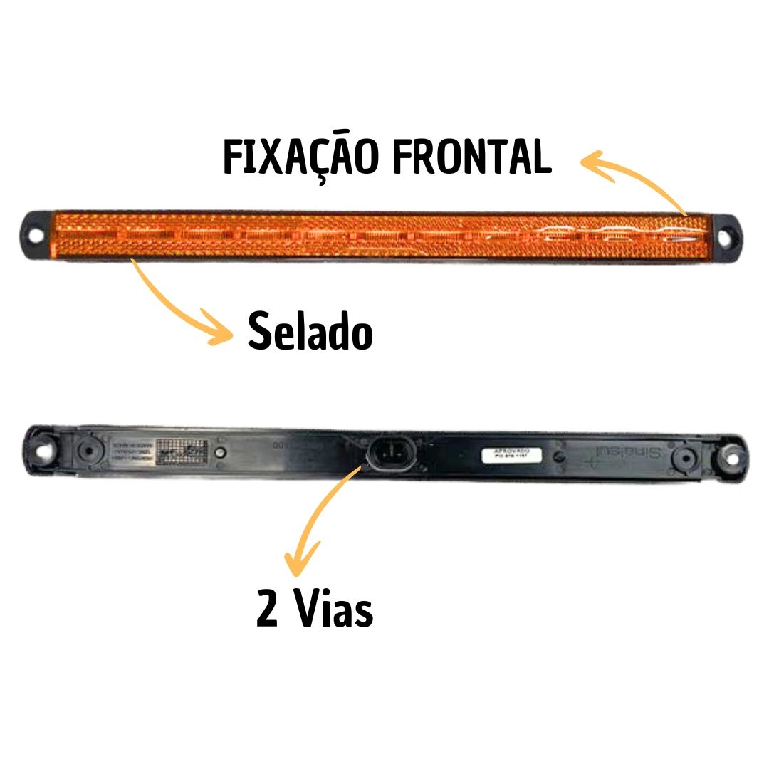 Lanterna Posição Delimitadora LED C/ Refletor e Suporte WIDE Lanterna Posição Delimitadora LED C/ Refletor e Suporte WIDE