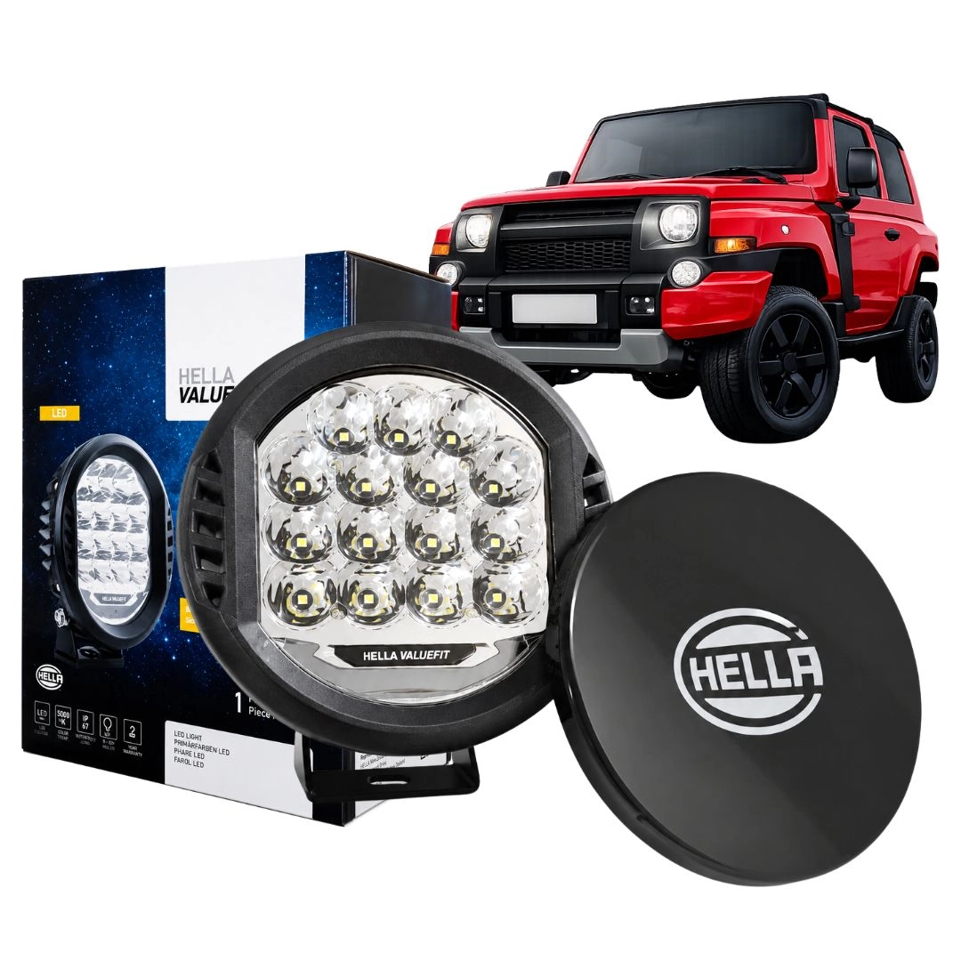 Farol Auxiliar Milha Led Valuefit 500 Led 22.5w 12/24v Feixe 200 Metros Hella 1F7358117161