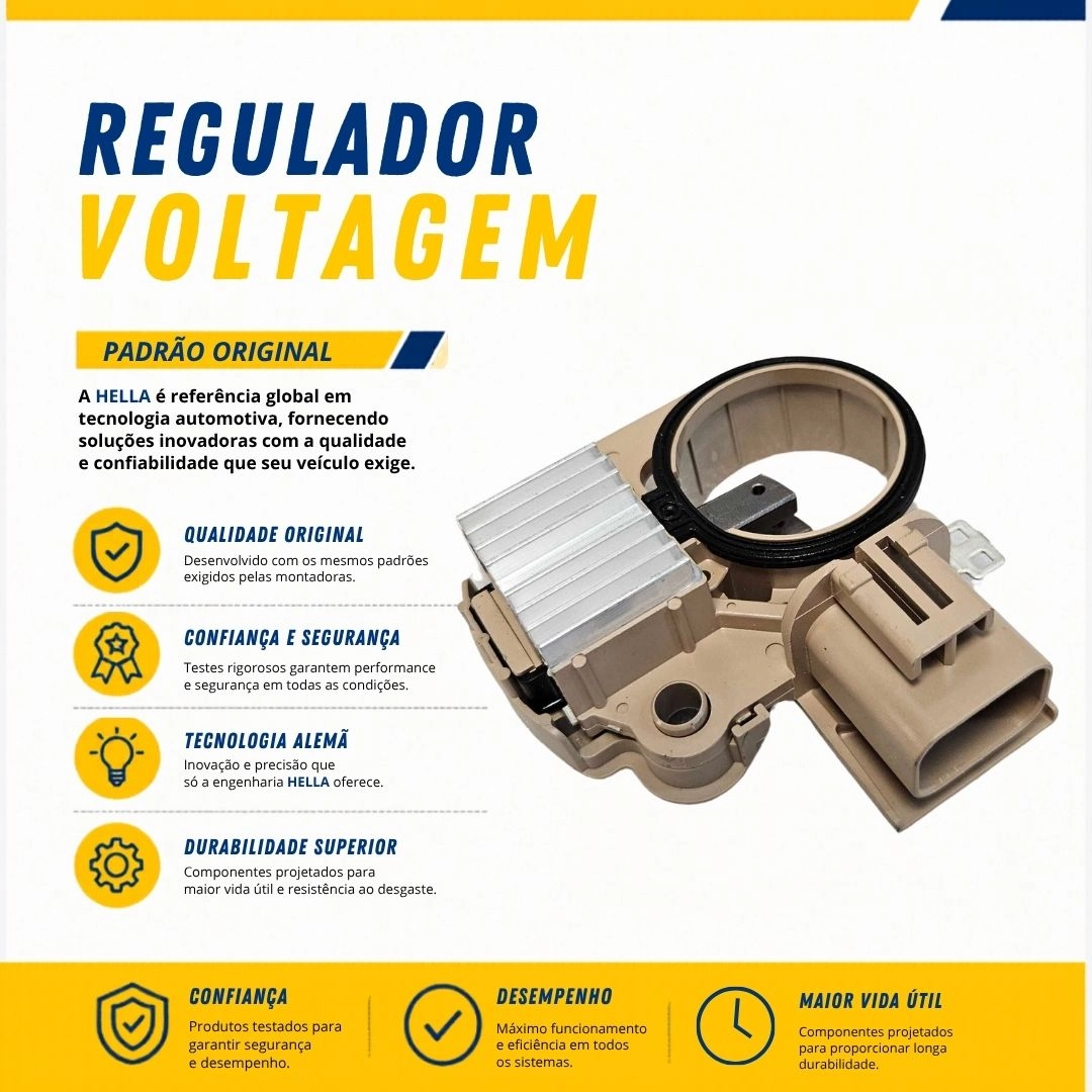 Regulador Voltagem Para L200 L300 Pajero HR 2.5 Porter 2.6