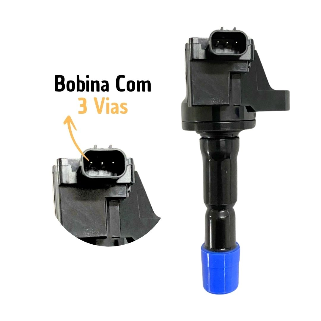 Bobina Ignição Para Fit 1.5 16V Gasolina 2005 a 2008 Hella Bobina Ignição Para Fit 1.5 16V Gasolina 2005 a 2008 Hella