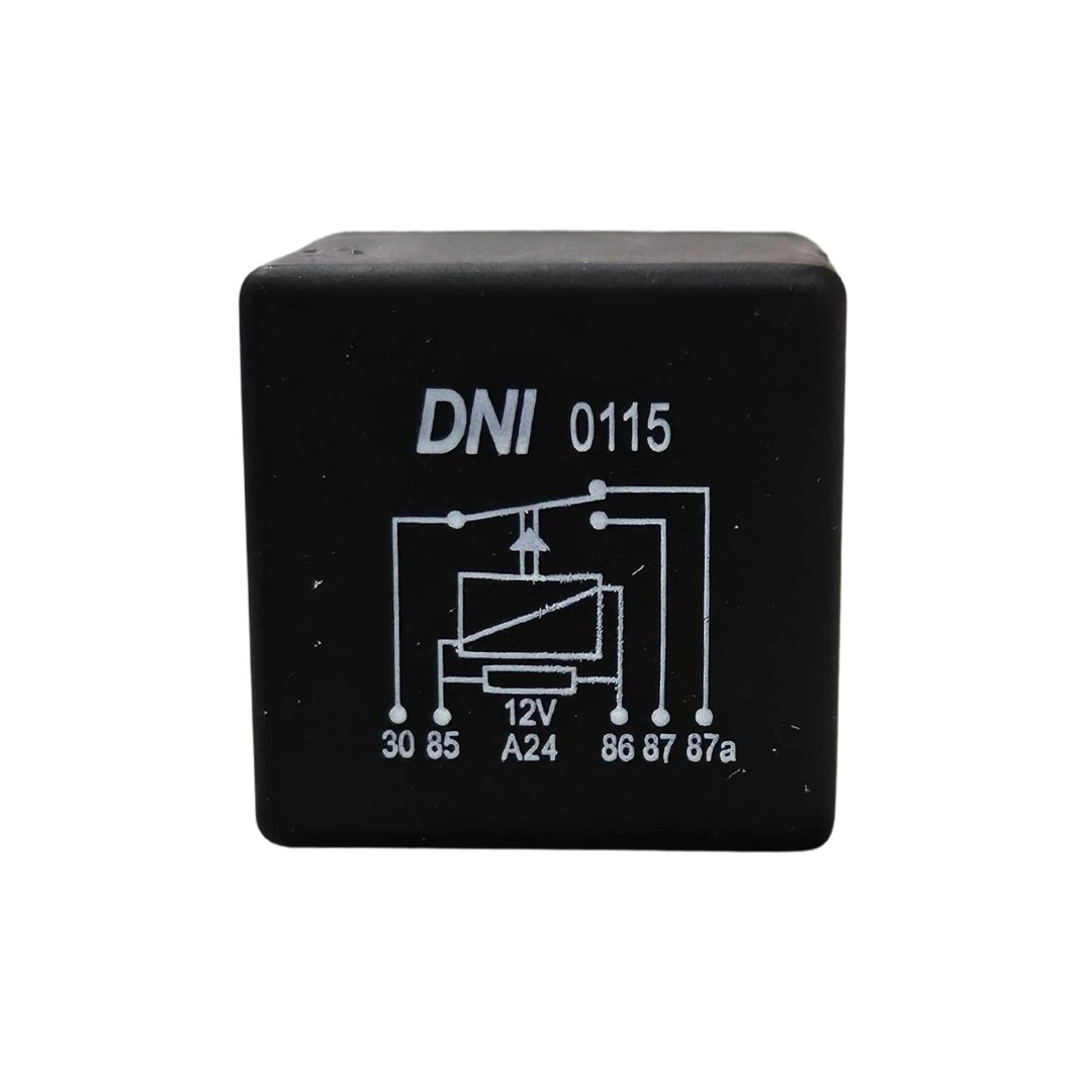 Relé Auxiliar Reversor Duplo 12v 5 Terminais 40/30A Universal Para Fiat Ford GM VW DNI0115 Relé Auxiliar Reversor Duplo 12v 5 Terminais 40/30A Universal Para Fiat Ford GM VW DNI0115