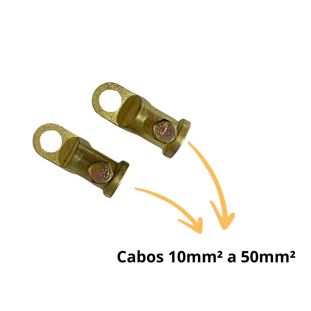 Kit 2 Terminal de Bateria Ponteira Automotiva DNI7572 Kit 2 Terminal de Bateria Ponteira Automotiva DNI7572