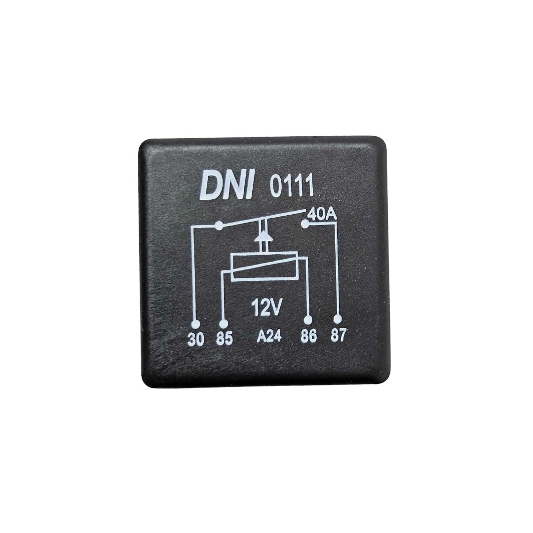 Rele Auxiliar 12v 40a 4 Terminais Sem Suporte DNI 0111 Uso Geral Rele 40a 12v Rele Auxiliar 12v 40a 4 Terminais Sem Suporte DNI 0111 Uso Geral Rele 40a 12v