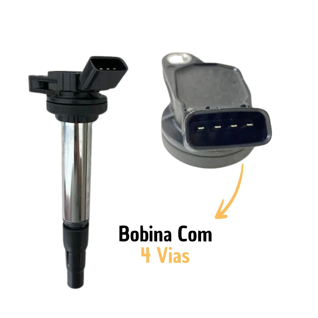 Bobina Ignição Corolla 2.0 16V Flex Original Hella HBI0114 Bobina Ignição Corolla 2.0 16V Flex Original Hella HBI0114