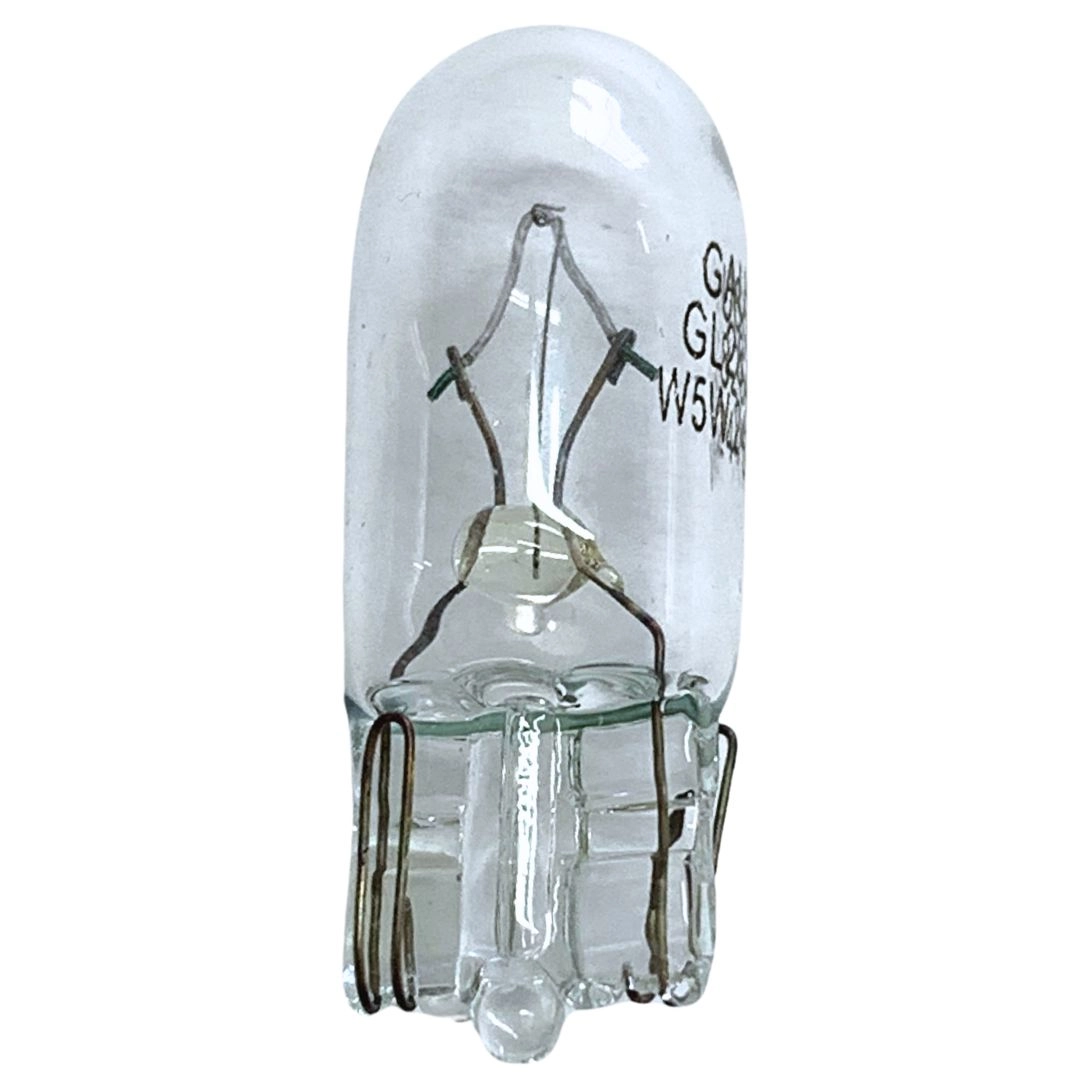Lâmpada Gauss Esmagada Miniatura Pingão Incolor w5w 24v 5w 2825