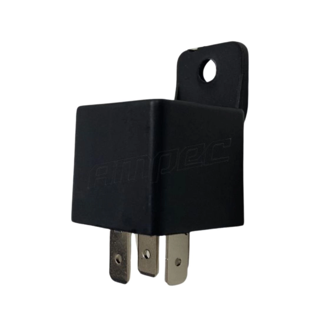 Relé Auxiliar Reversor 12v 40A / 10A 5 Terminais Com Suporte DNI0140