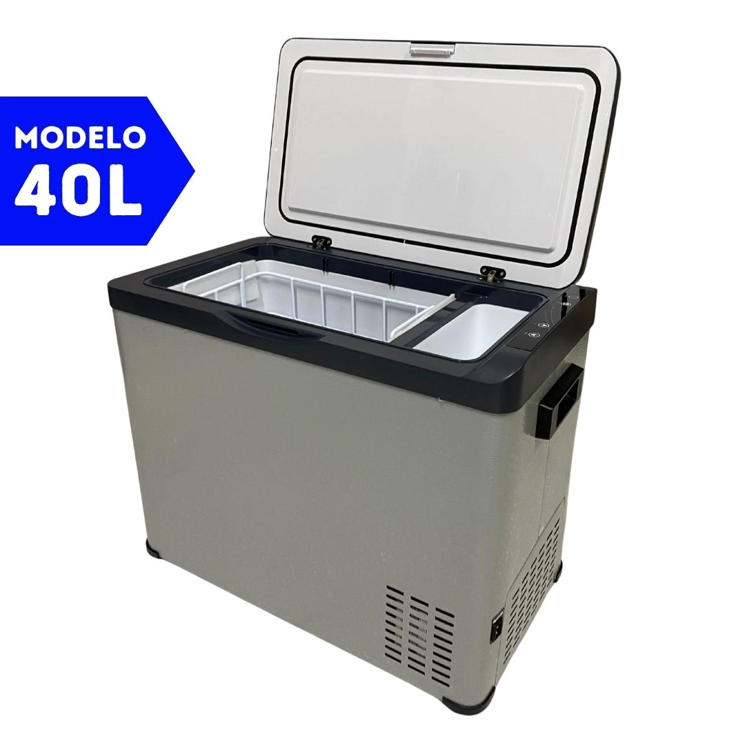 Geladeira 40 Litros 12V/24V 110v/220v Caminhão Camping Van Geladeira 40 Litros 12V/24V 110v/220v Caminhão Camping Van
