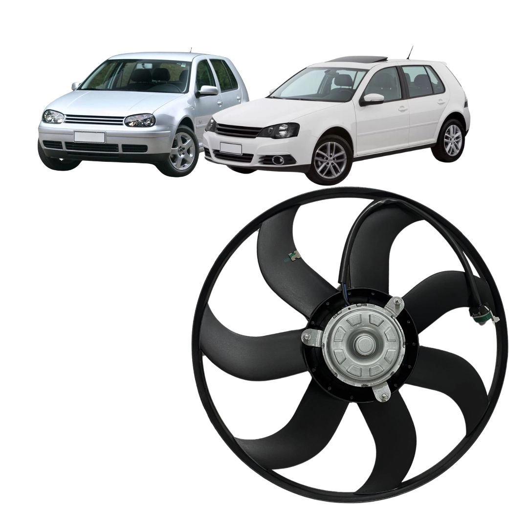 Eletro Ventoinha Radiador Para Golf 1.6 2006 a 2012 7 Pás Eletro Ventoinha Radiador Para Golf 1.6 2006 a 2012 7 Pás