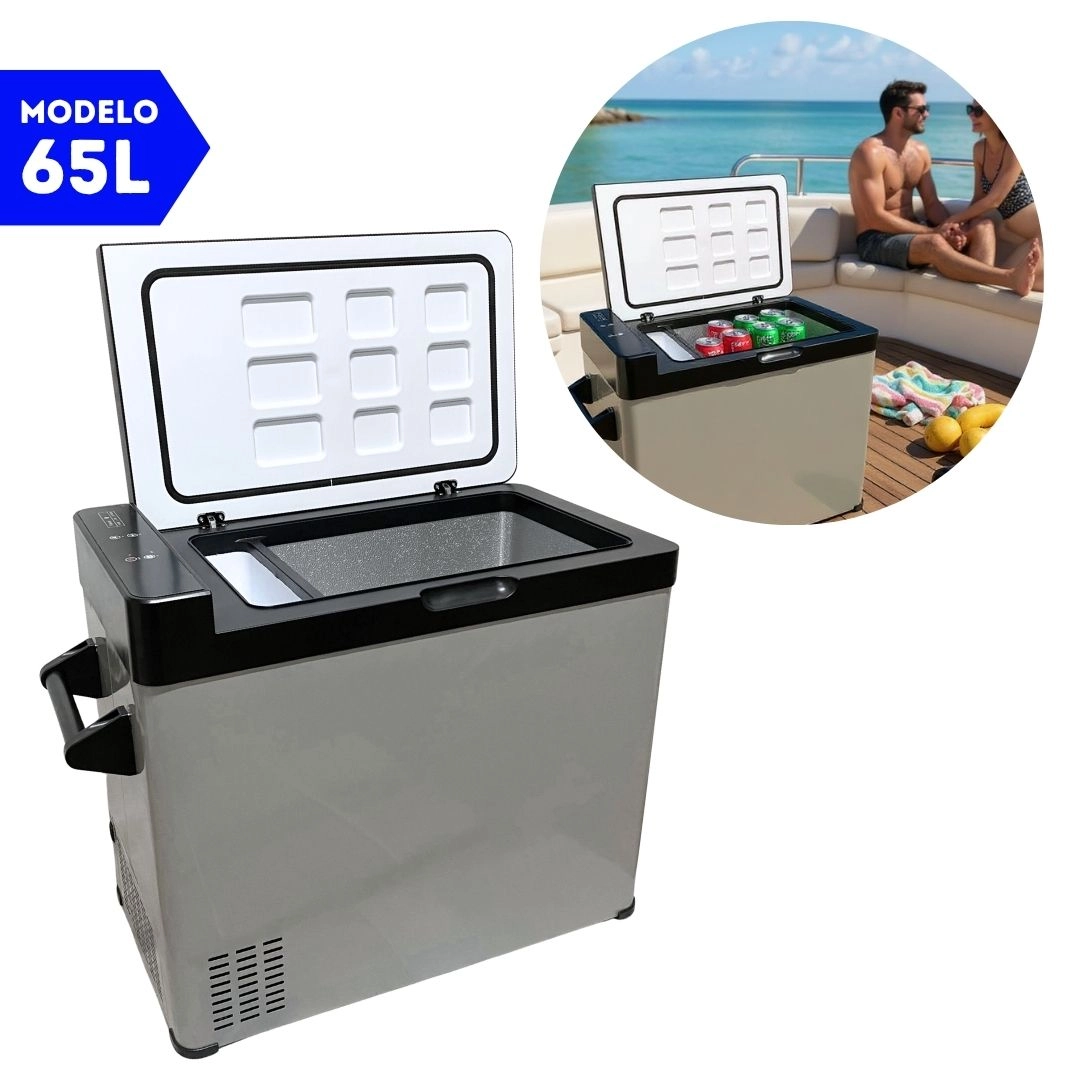 Geladeira 65 Litros 12V/24V 110v/220v Barco Iate Lancha Geladeira 65 Litros 12V/24V 110v/220v Barco Iate Lancha