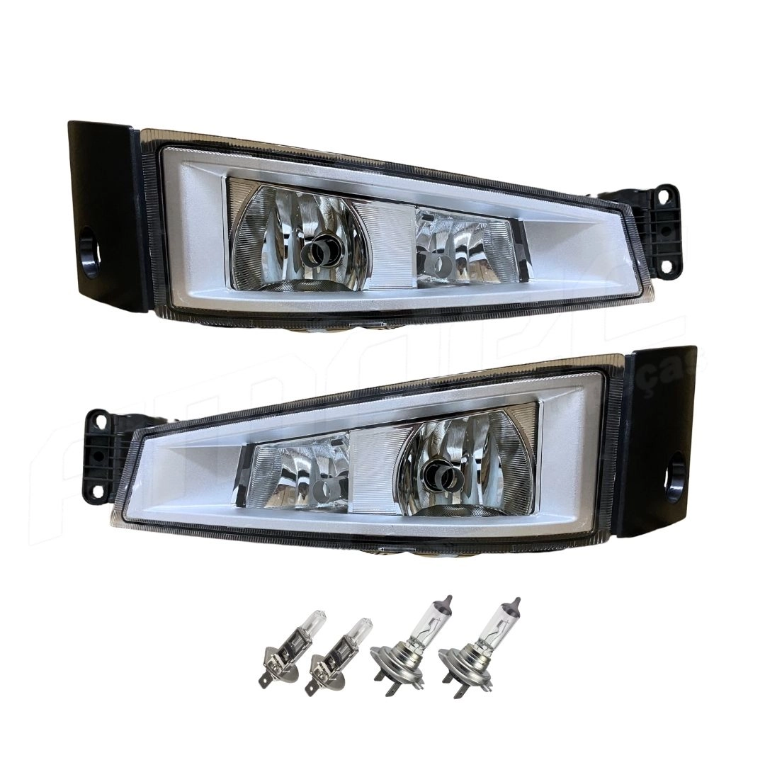 Kit Farol Auxiliar Duplo ParaVolvo FH16 + Lâmpadas