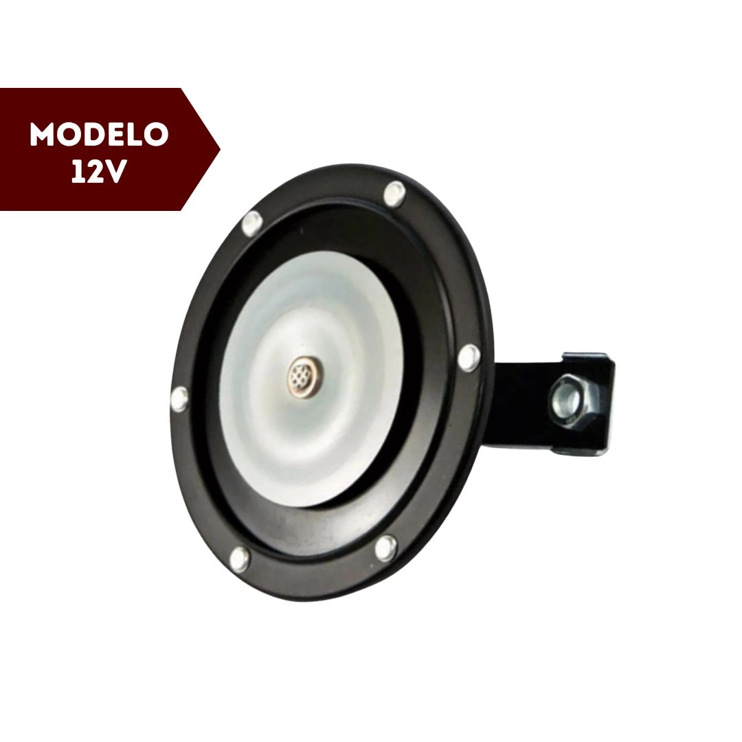 Buzina Disco Universal Carro Moto Onibus 125mm 12v Som Mercedes Gauss GB1064